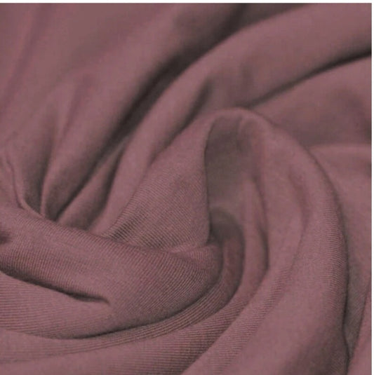 Jersey uni vieux mauve